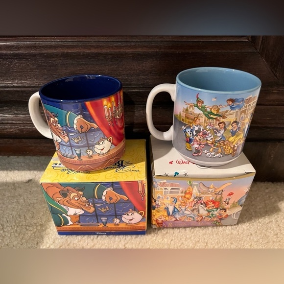 Beauty and the beast and Disney 25th anniversary Disney collectible mugs - Picture 2 of 2